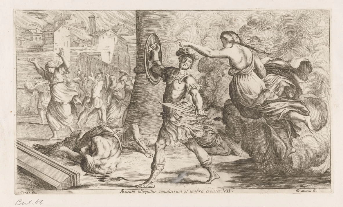 Enea si rivolge all'immagine e all'ombra della Creusa - Rijks Museum, Amsterdam 2